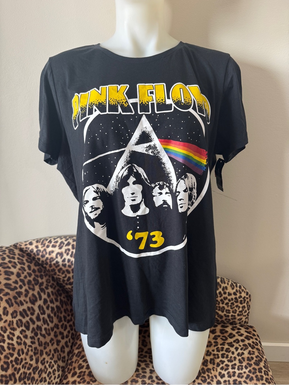 Pink Floyd '73 Black Graphic Tee